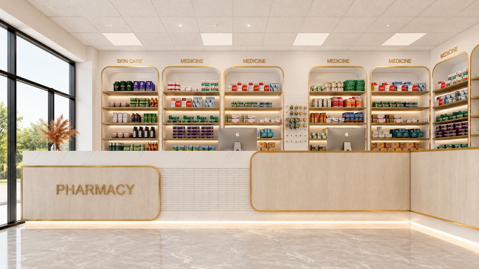 Sb Clinic & Pharmacy – Interior Design