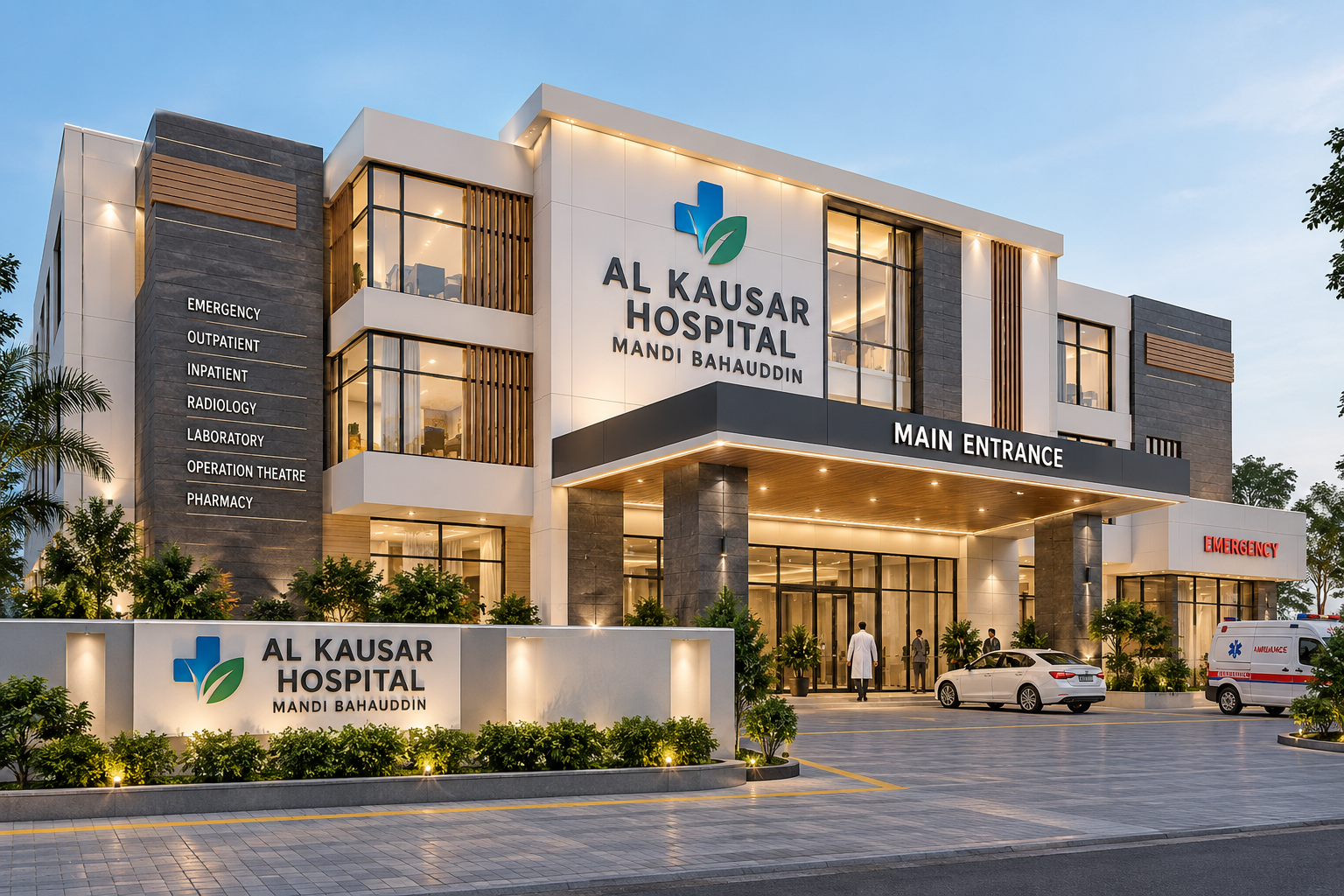 Al Kausar Hospital – Complete Hospital Design